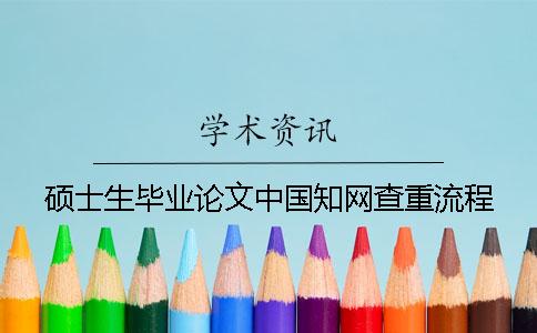 碩士生畢業論文中國學術查重流程